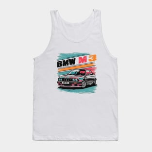 BMW M3 E30 Vintage Car Tank Top